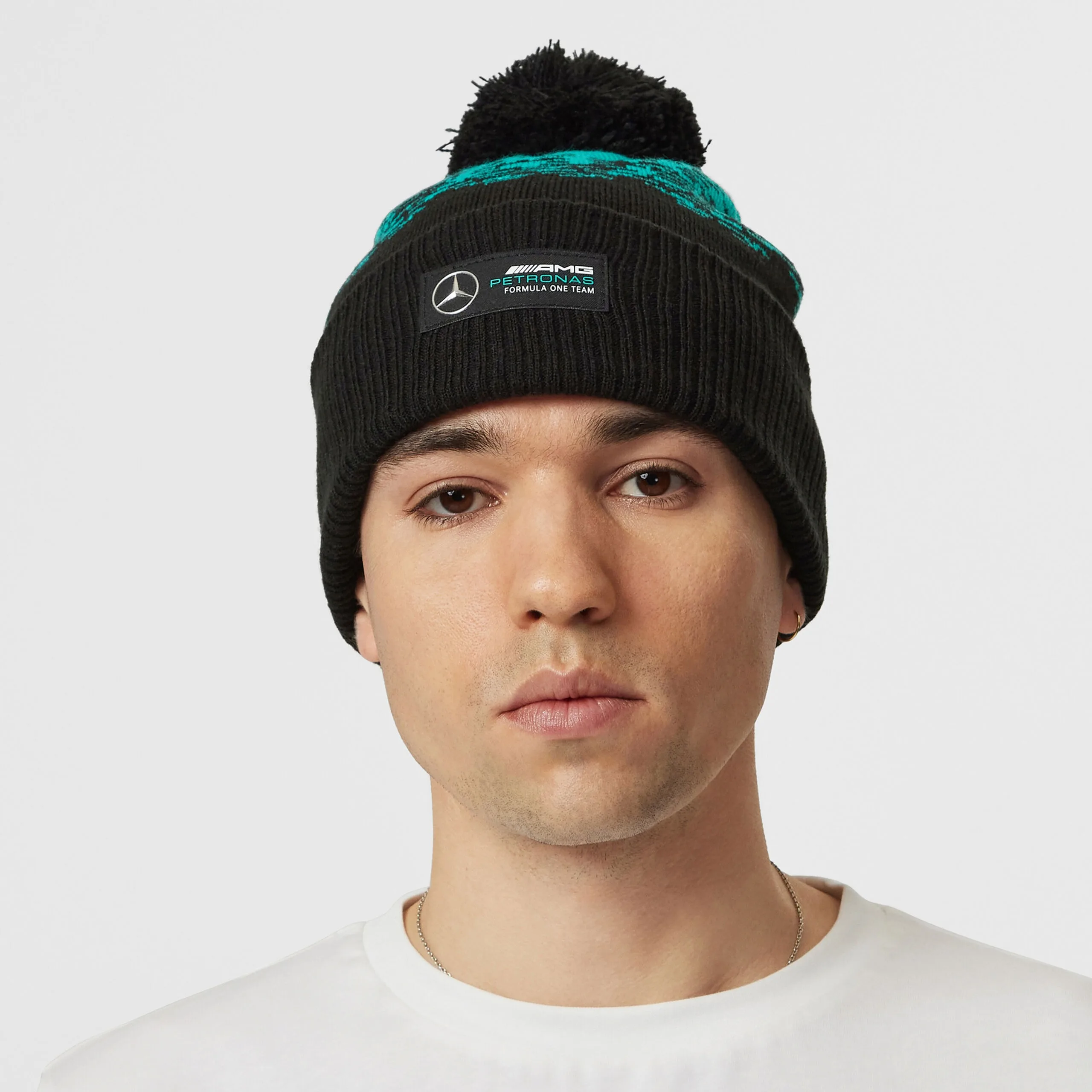 کلاه بافتنی مرسدس MAPF1 FW BOBBLE BEANIE