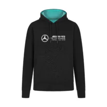 هودی زنانه مرسدس MAPF1 FW WOMENS OVERSIZED LOGO HOODY