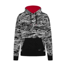 هودی پورشه PORSCHE FW QUOTED AOP OVERSIZED HOODY